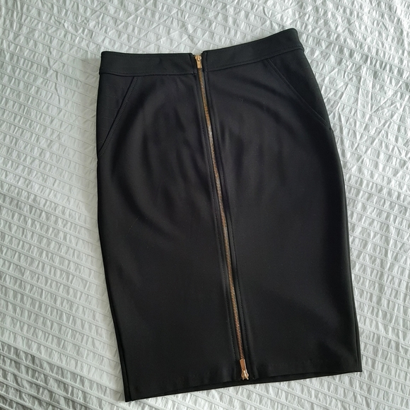 KENNETH COLE Pencil Skirt | Size S | Black - Picture 2 of 5